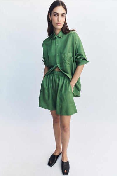 Celine Shorts Green – Blanca Studio