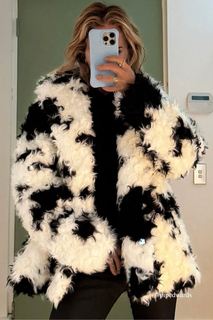 Eddy Fur Coat White