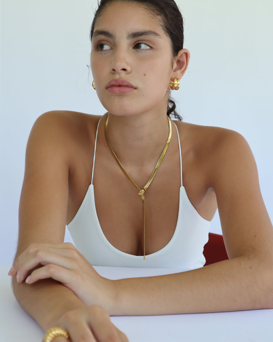 Esme Necklace in Gold