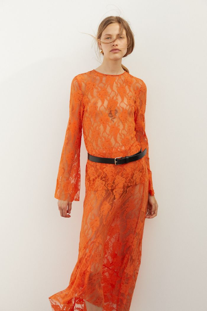 Ferra Skirt in Orange