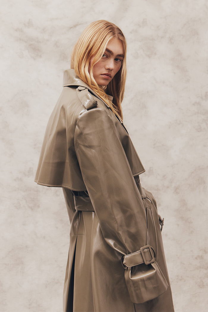 Hailey Trench Olive