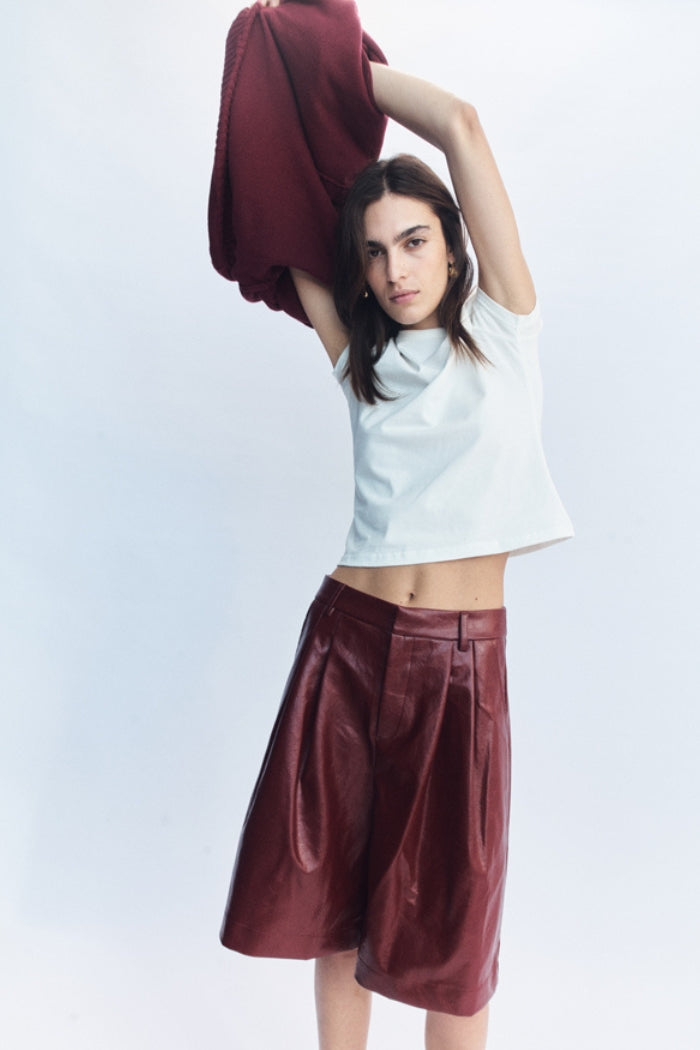 Kaia Shorts Burgundy