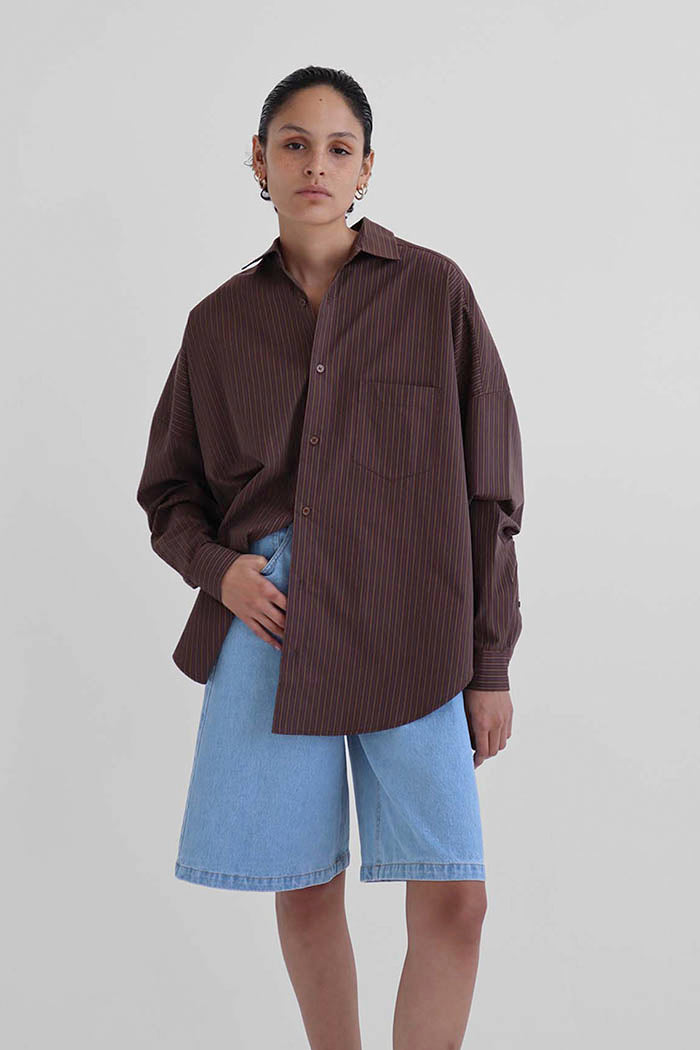 Klara Shirt in Brown