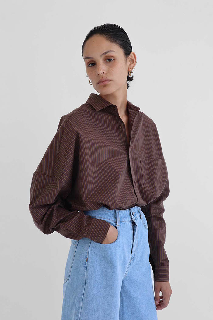 Klara Shirt in Brown