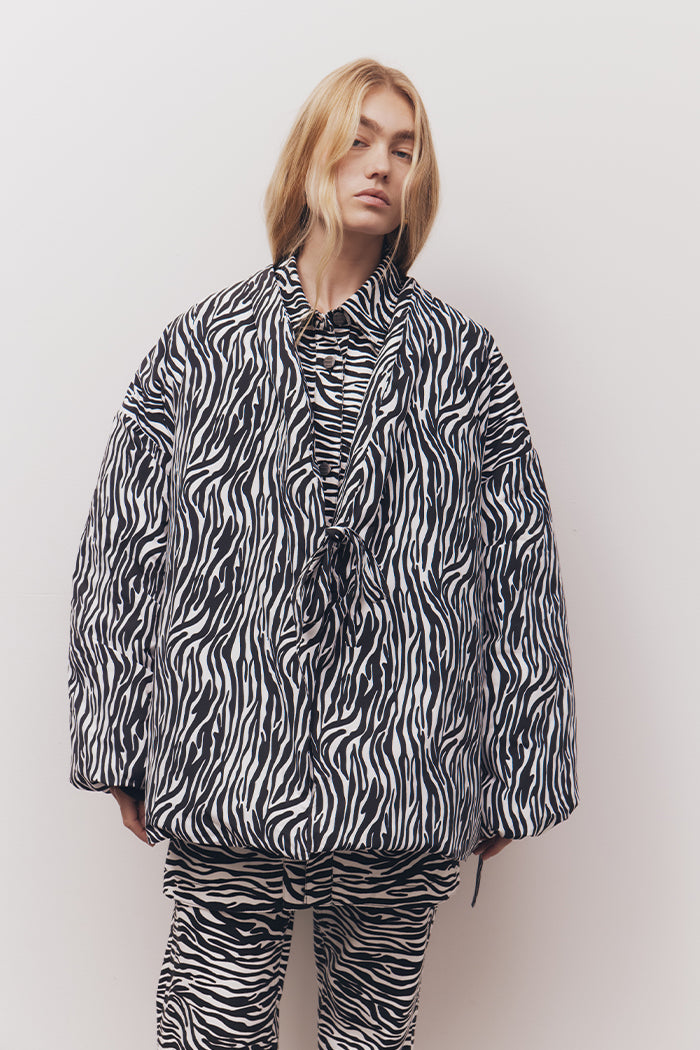 Mathilde Down Jacket Black/White