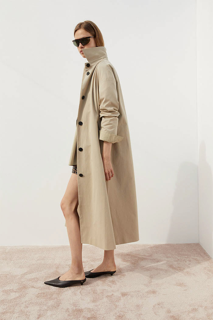 Moira Trench in Beige