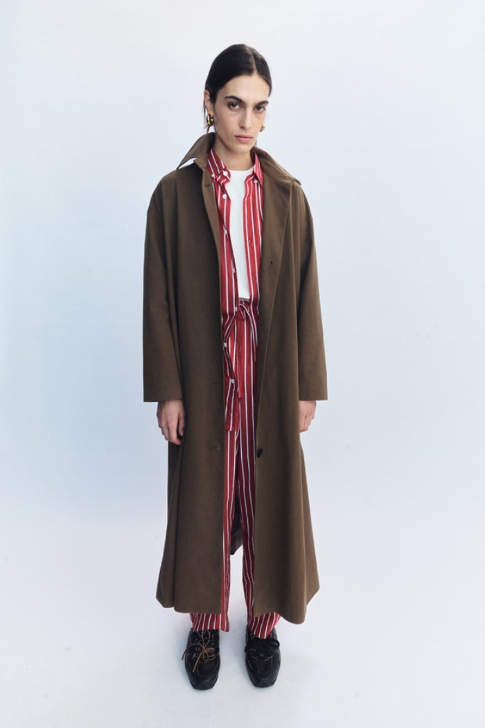 Moira Trench Brown