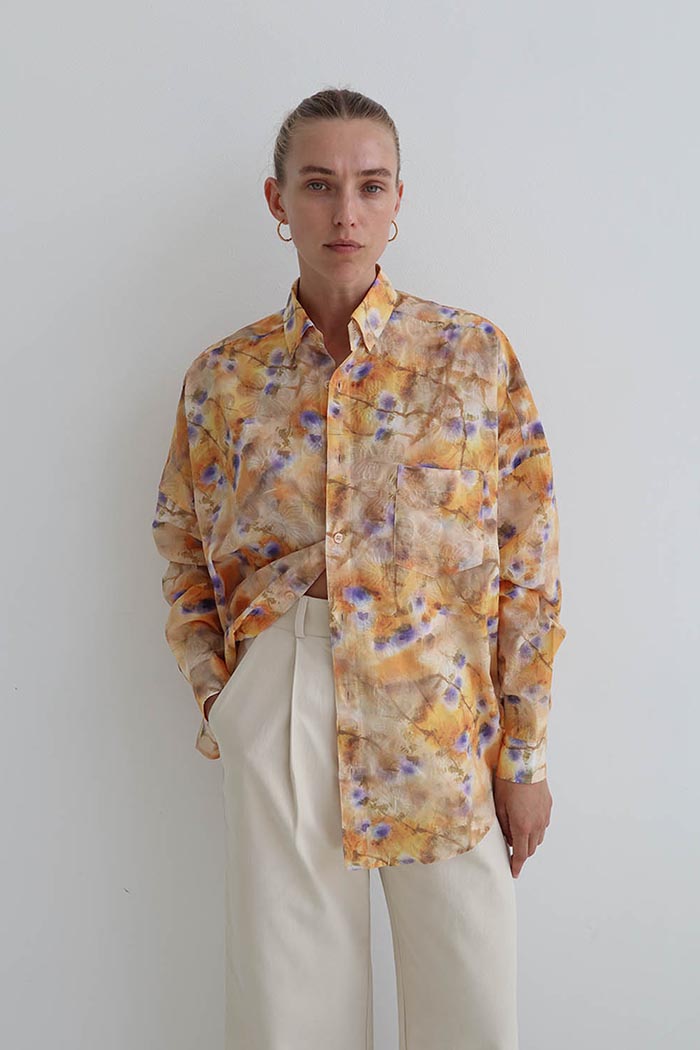 Avena Shirt in Apricot