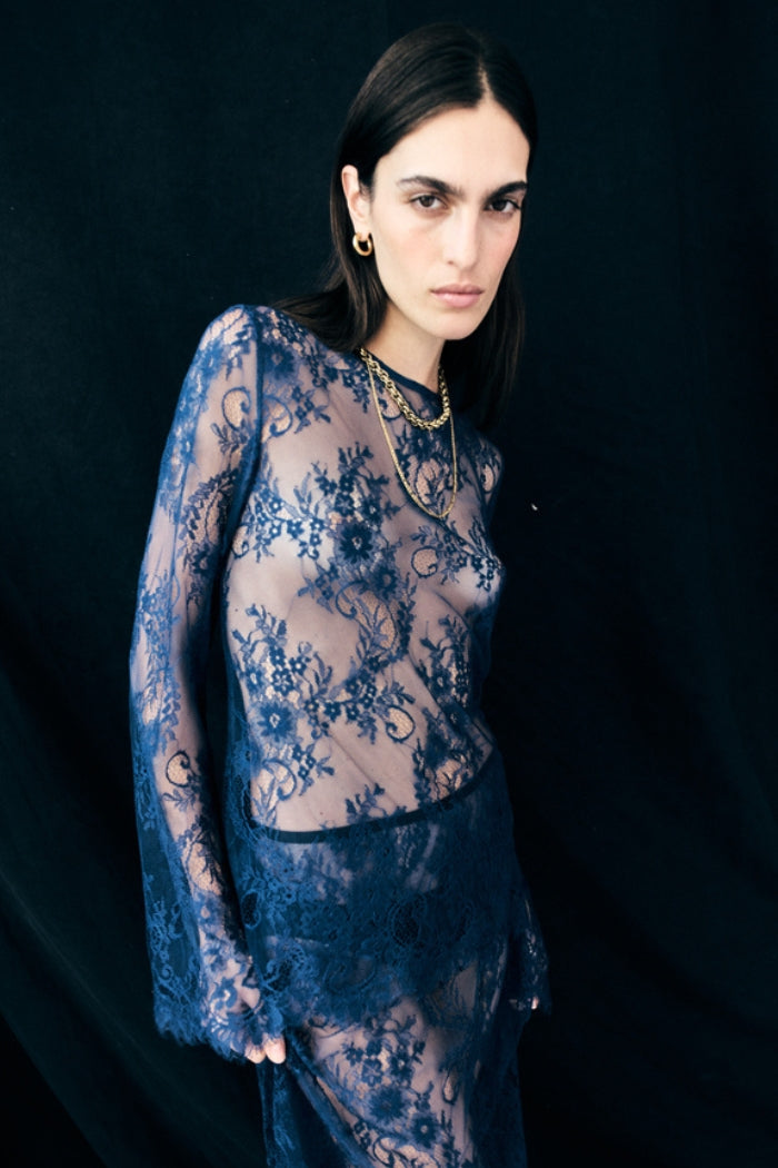 Sadie Top Navy
