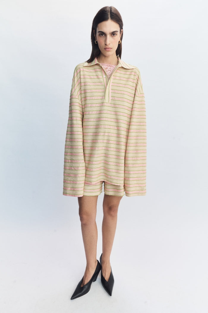Wynn Polo Top Beige