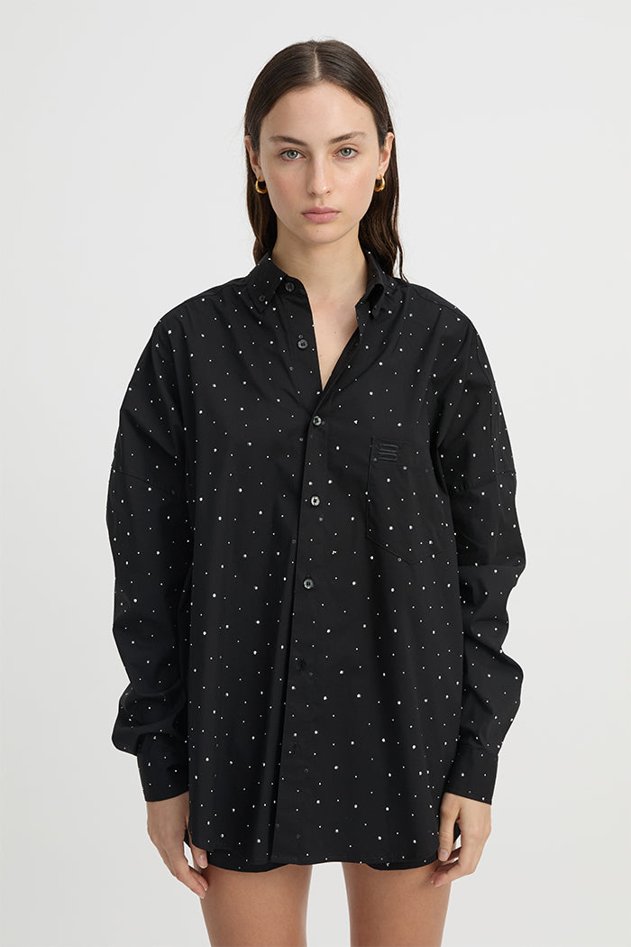 Lisa Shirt Black – Blanca Studio
