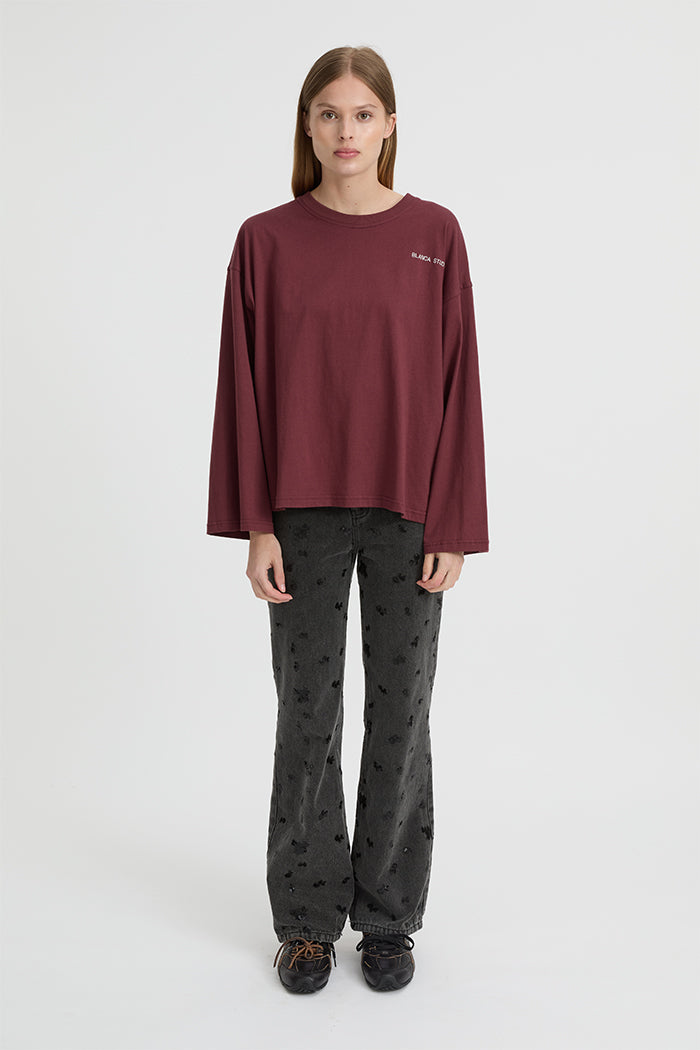 Mandy Tee Burgundy