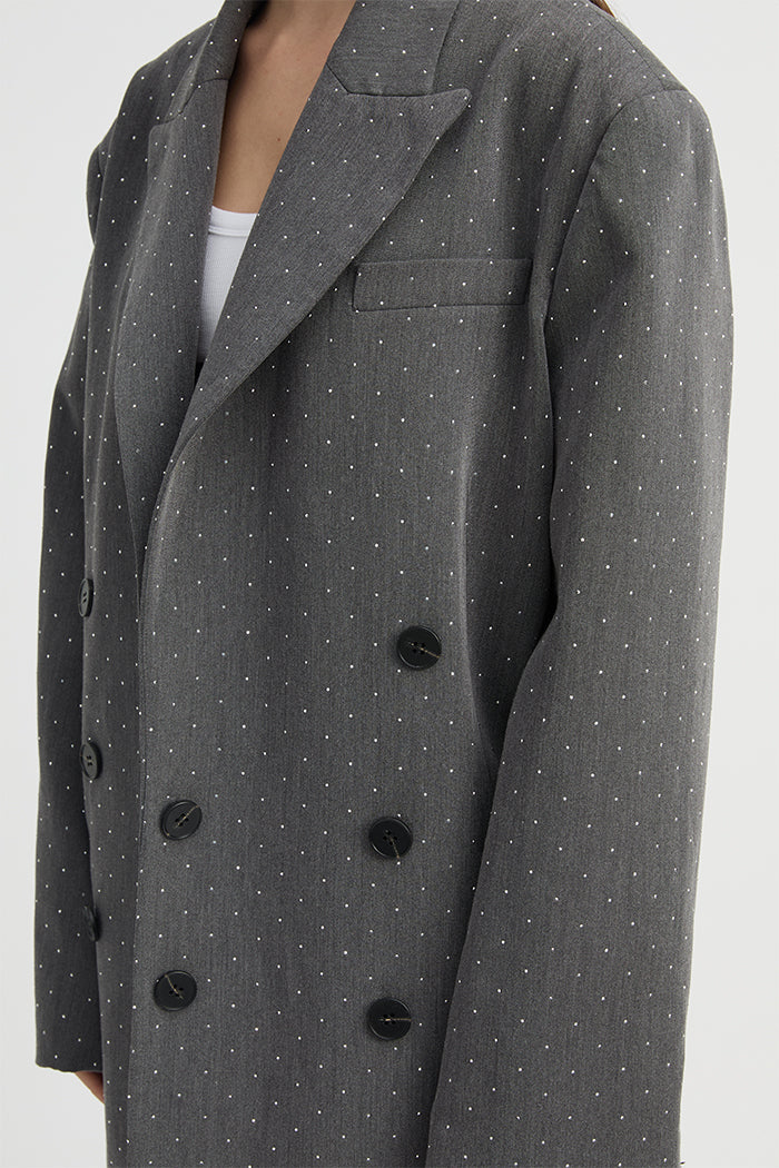 Valentina Blazer Charcoal