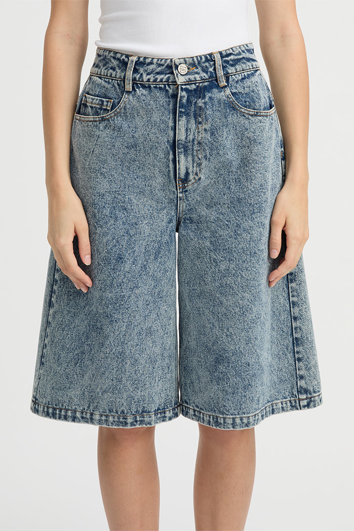 Velo Shorts Washed Denim