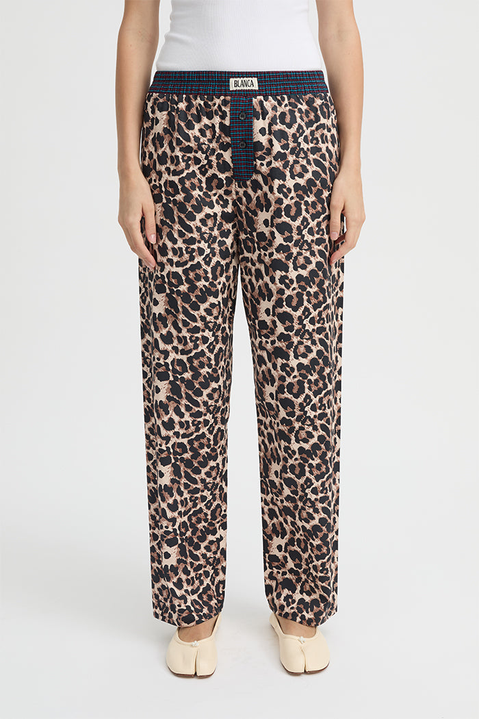 Jackson Boxer Pants Leopard – Blanca Studio