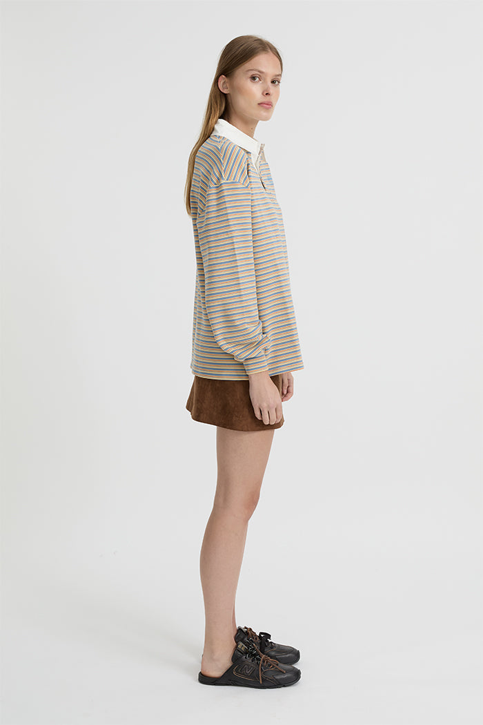 Ellie Polo Top Blue
