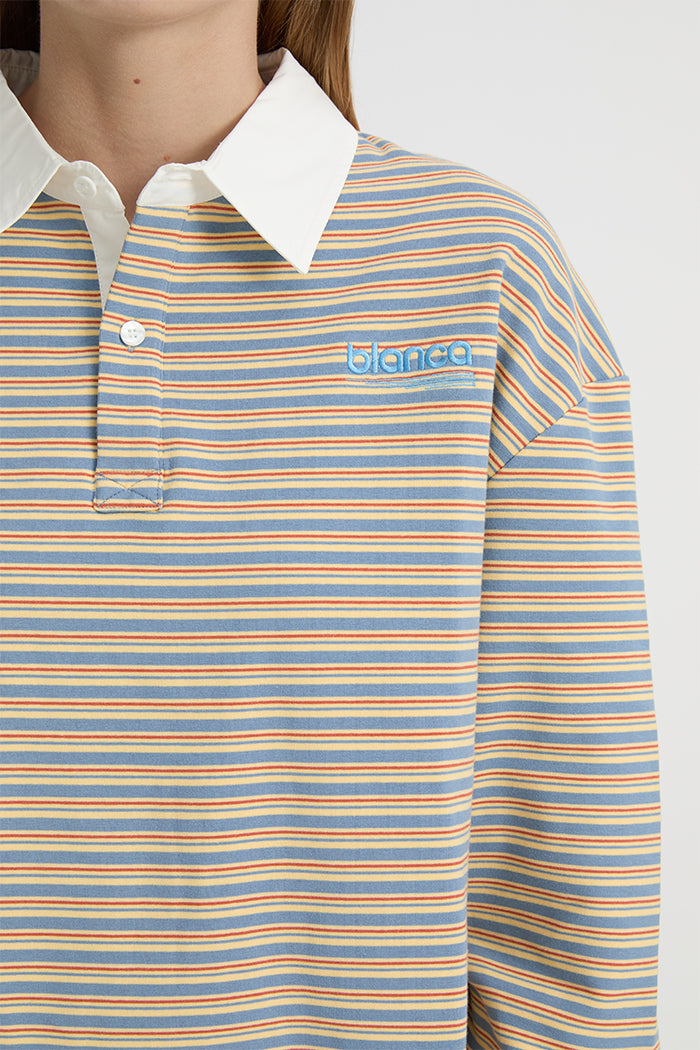 Ellie Polo Top Blue