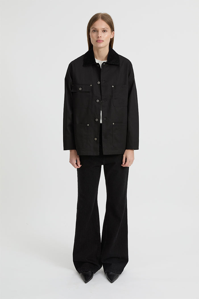 Louis Barn Jacket Black
