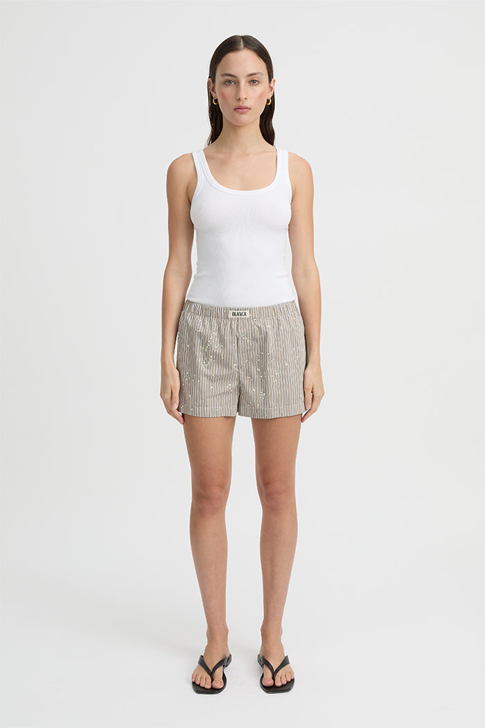 Piper Shorts Taupe