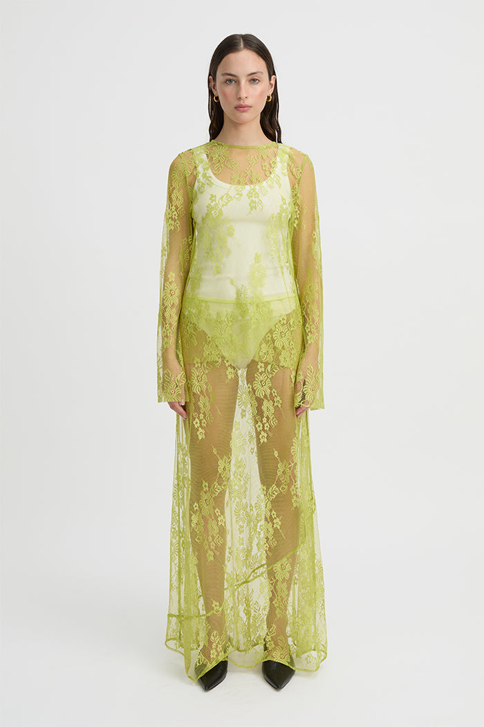 Sadie Top Chartreuse