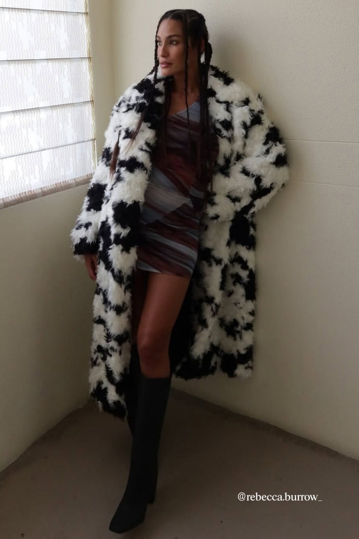 Catarina Fur Coat White