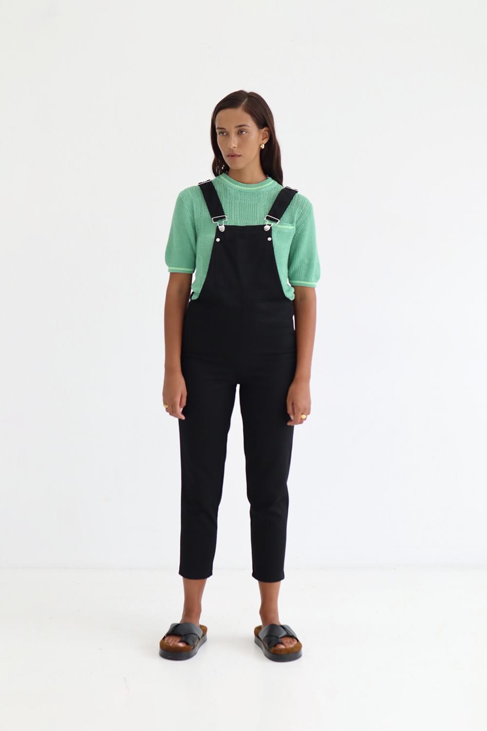 Missy Overalls in Black - BLANCA