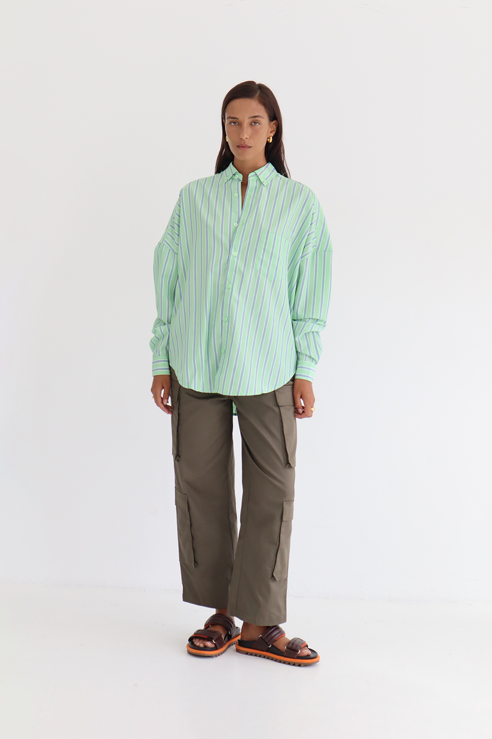 Carrie Pants in Moss