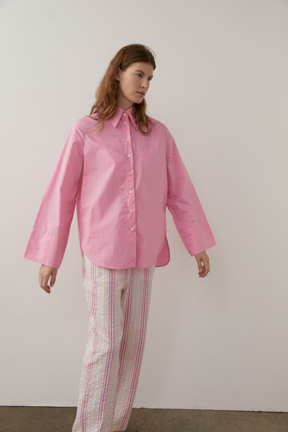 Fern Shirt in Pink - BLANCA