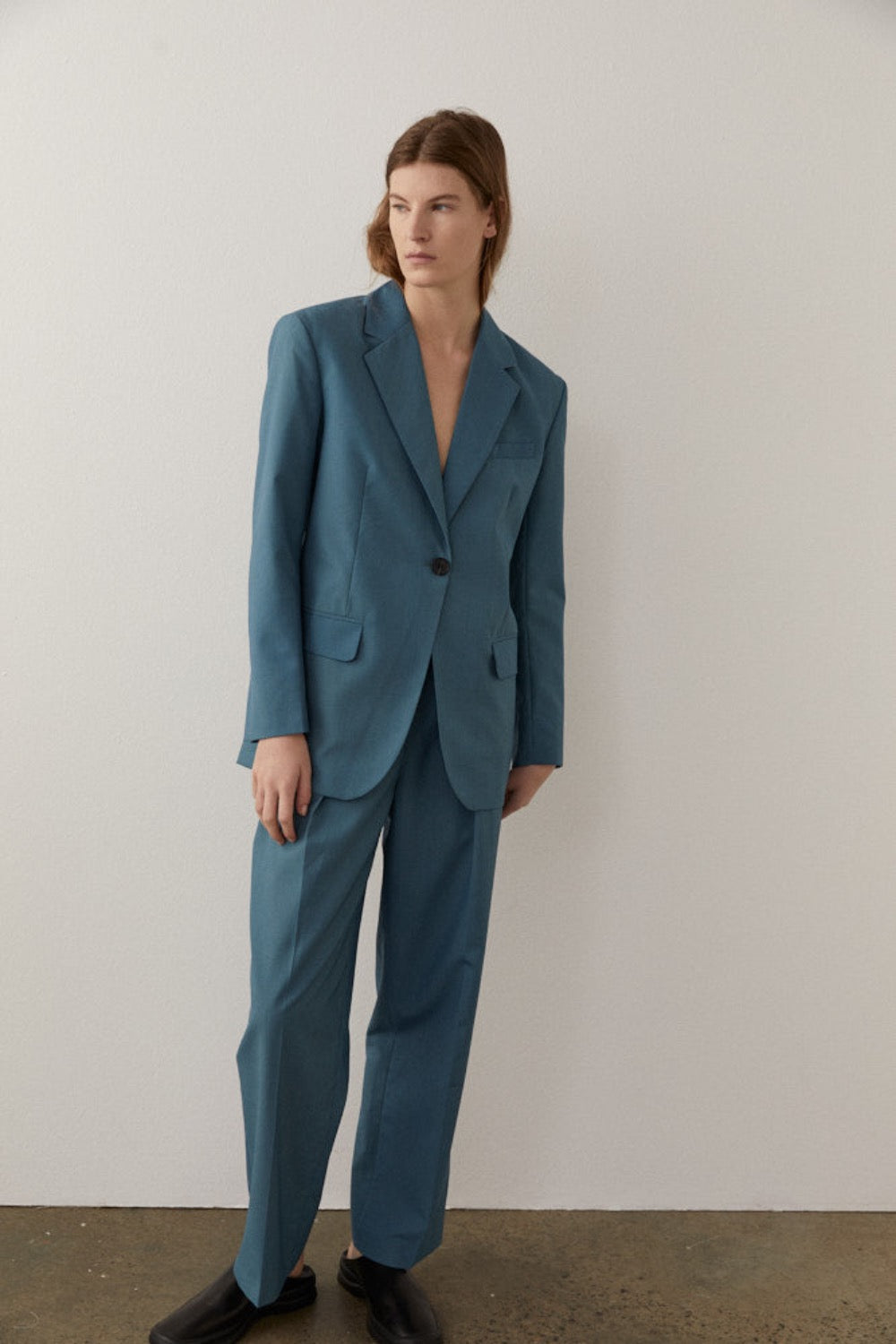 Vincent Pants in Teal - BLANCA