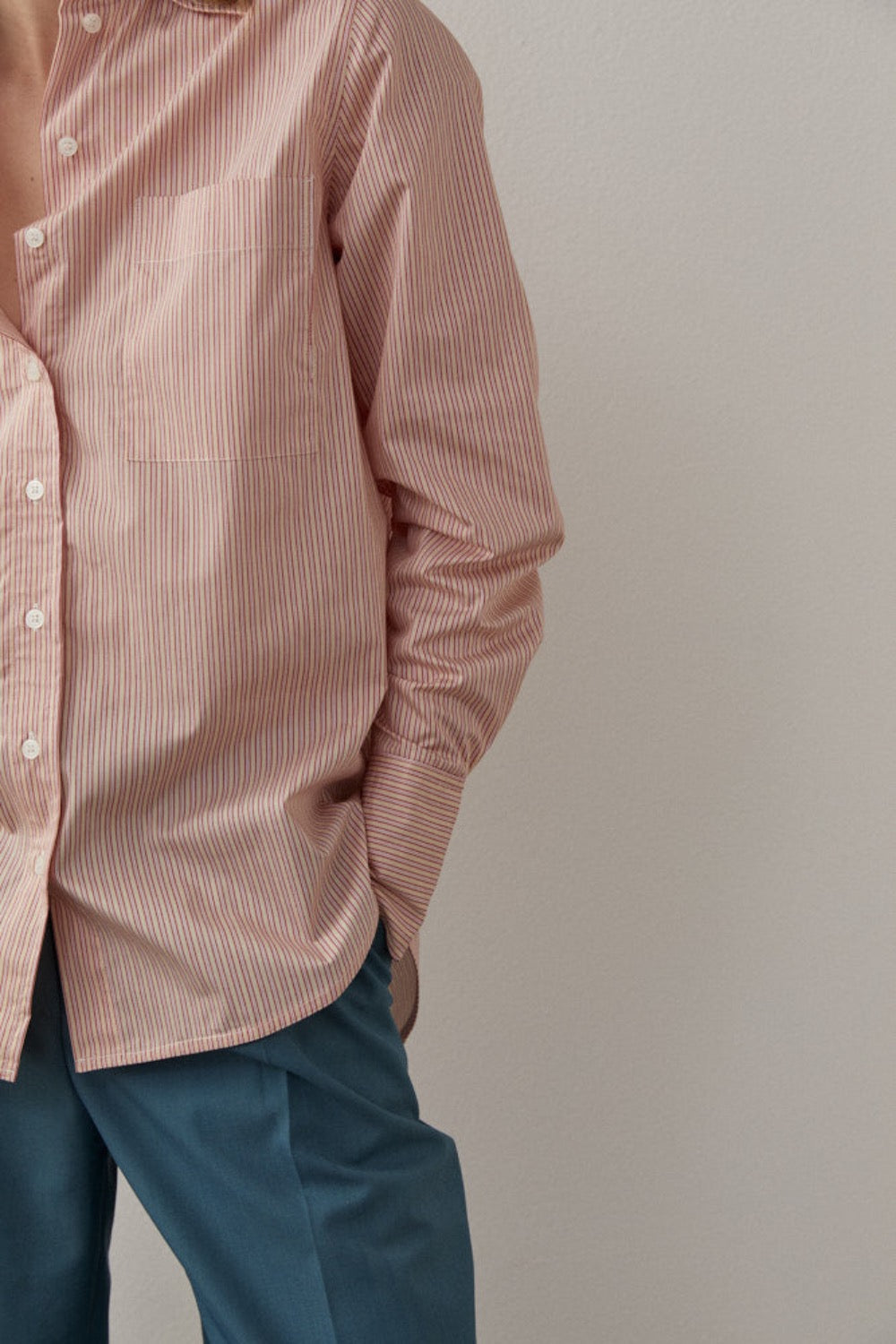 Katherine Shirt in Red - BLANCA