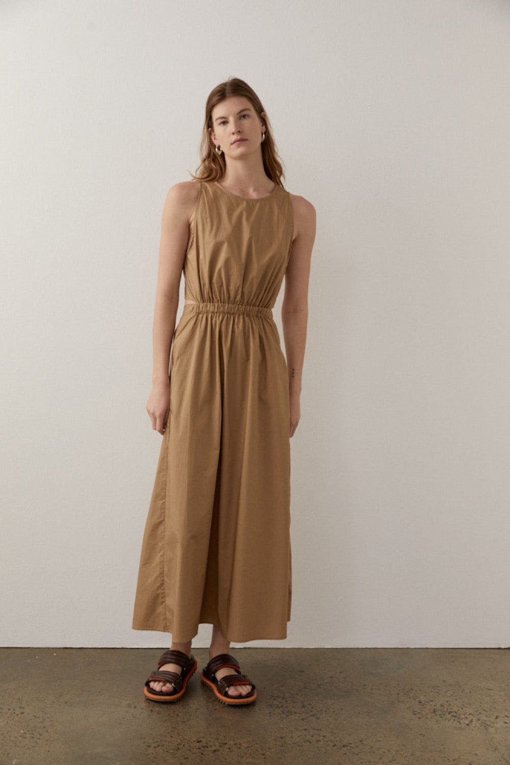 Edi Dress in Brown - BLANCA