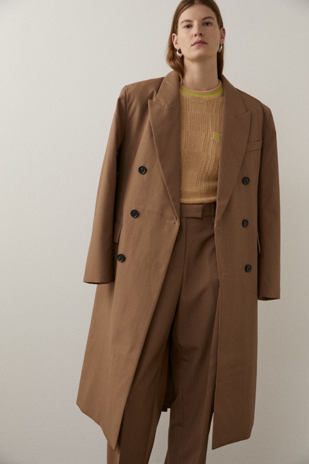 Carmen Coat in Brown - BLANCA