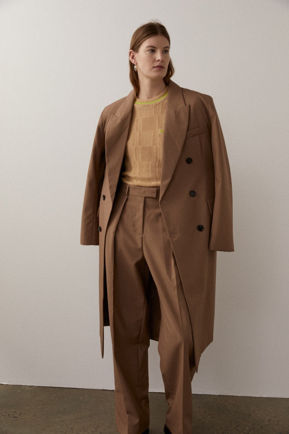 Carmen Coat in Brown - BLANCA