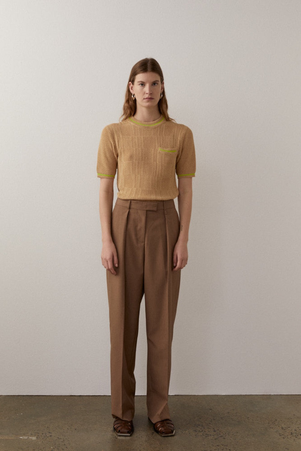 Delilah Sweater in Brown - BLANCA
