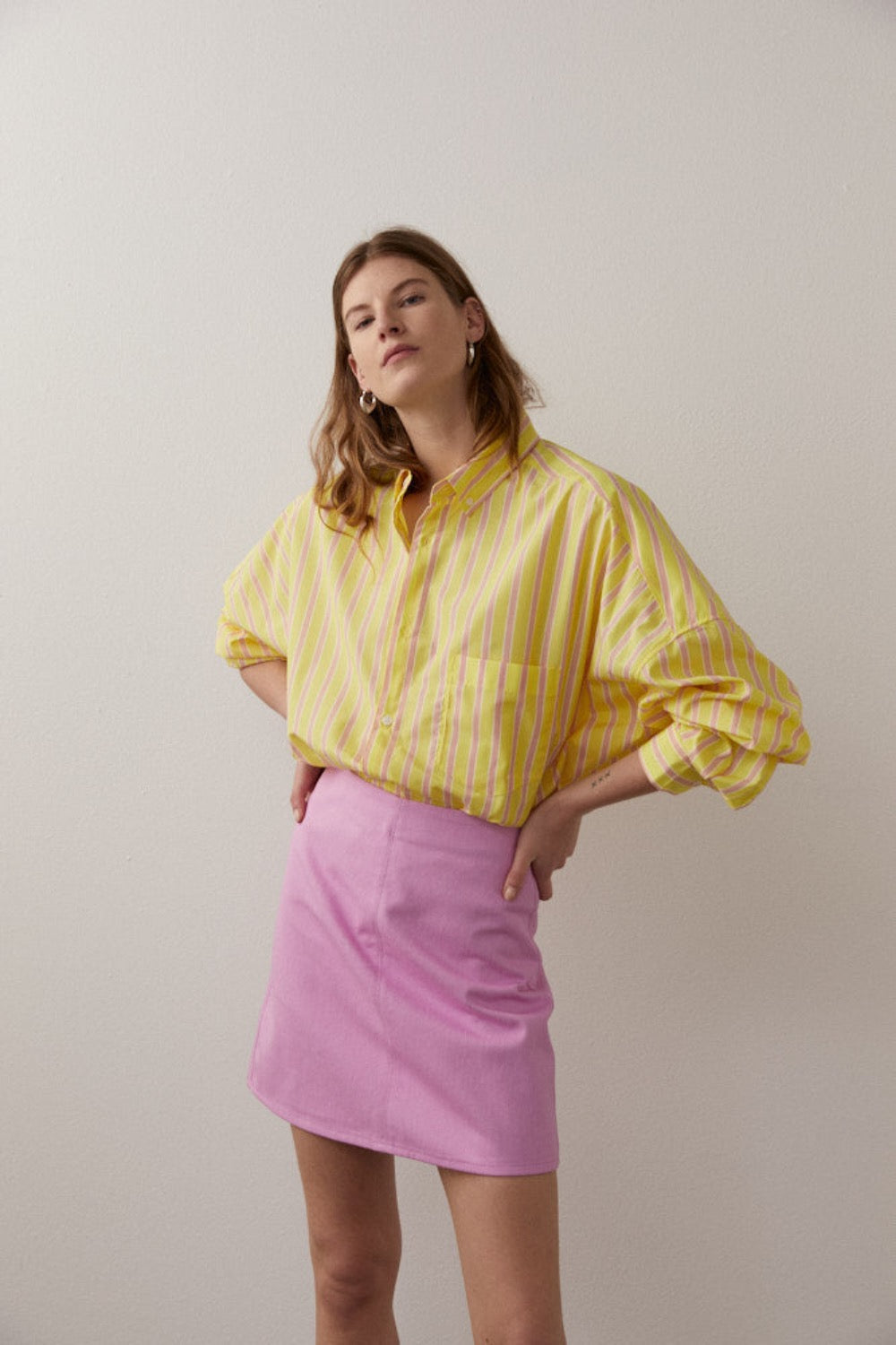 April Skirt in Pink - BLANCA