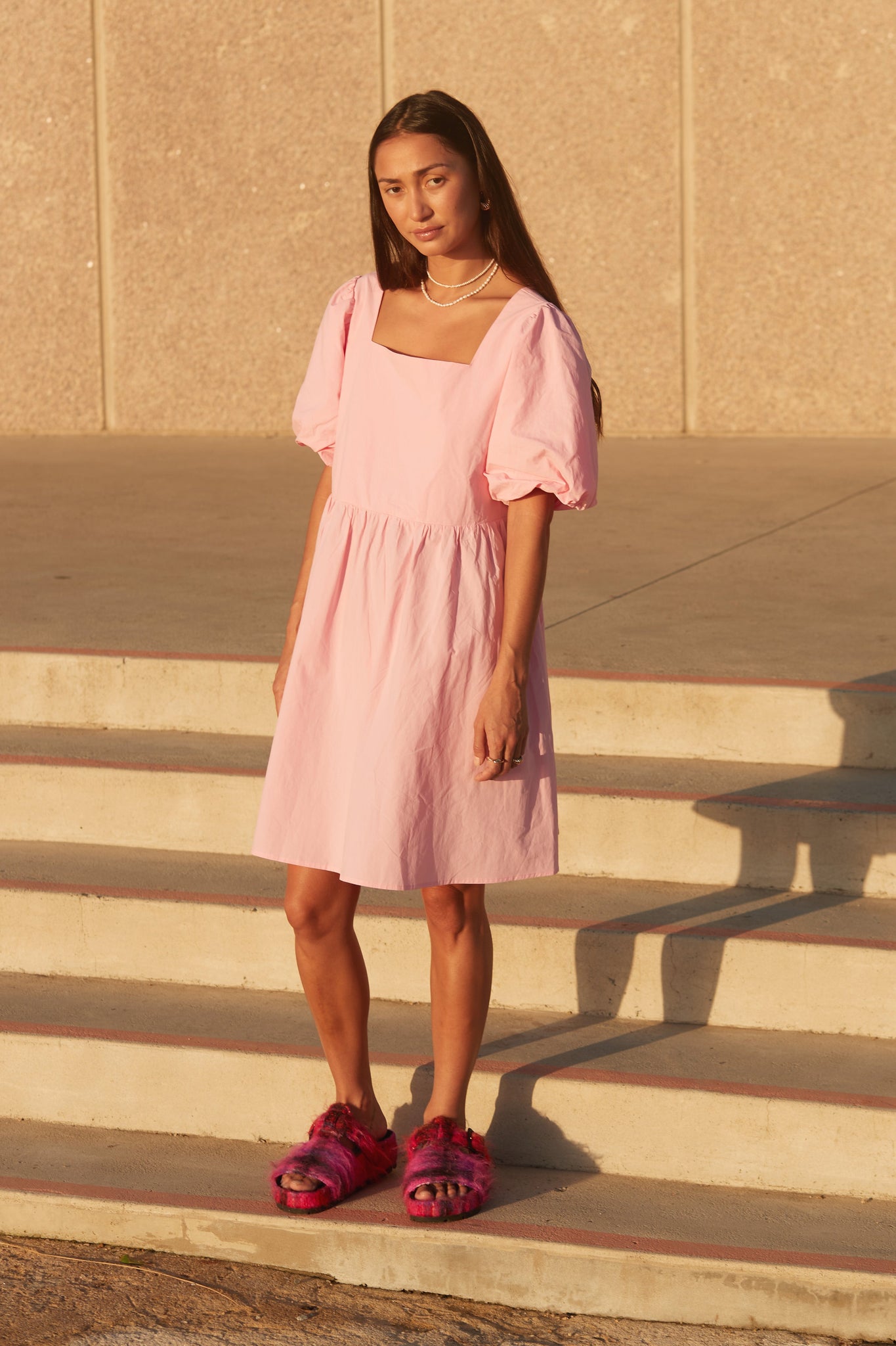 Fiona Mini Dress Pink