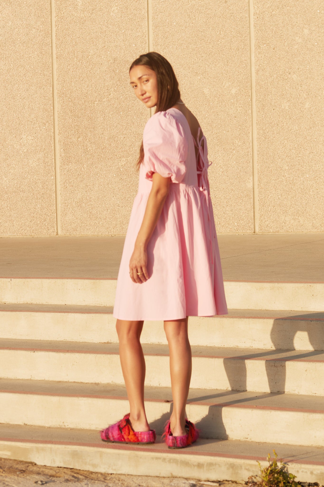 Fiona Mini Dress Pink