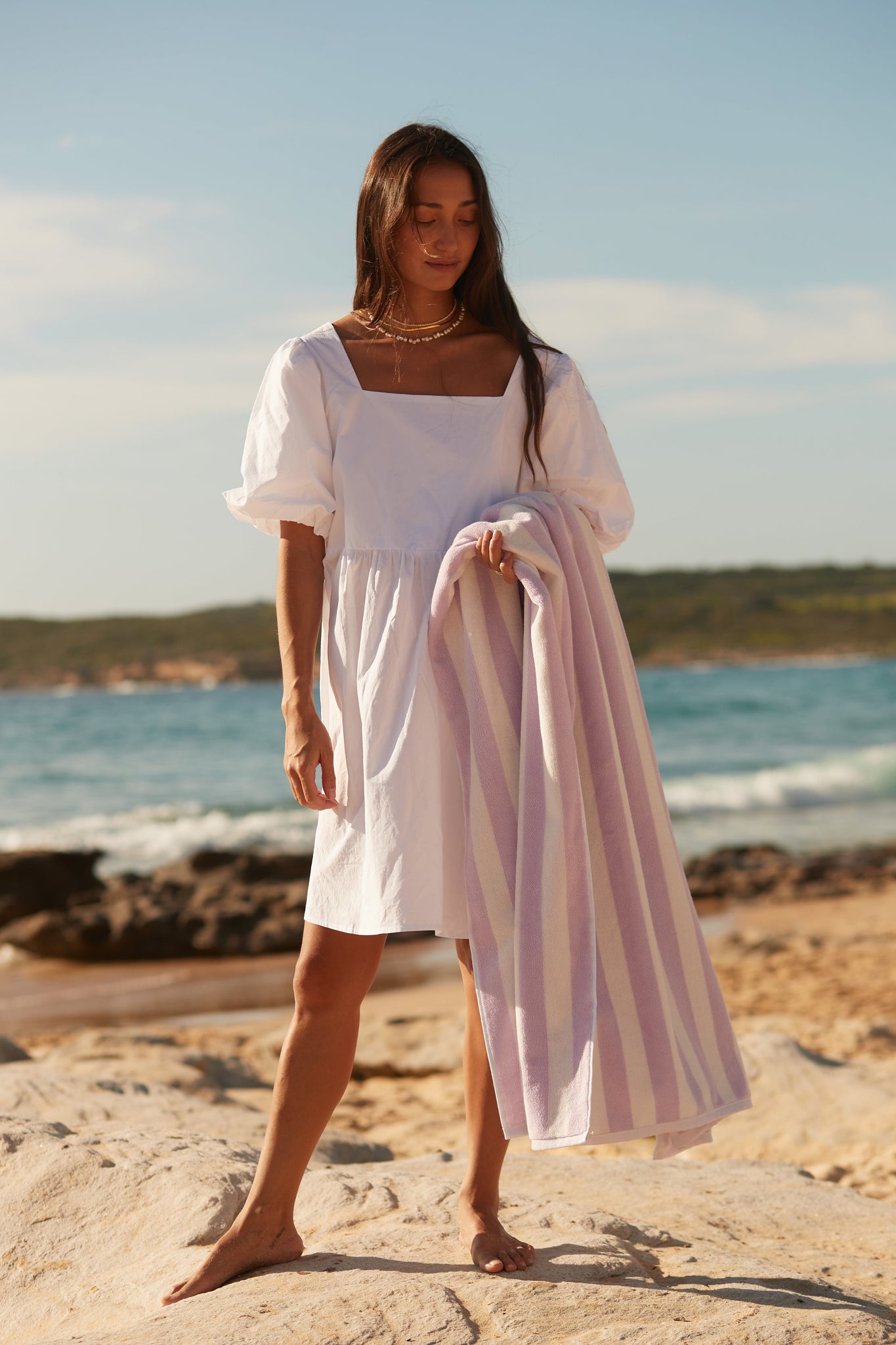 Fiona Mini Dress White