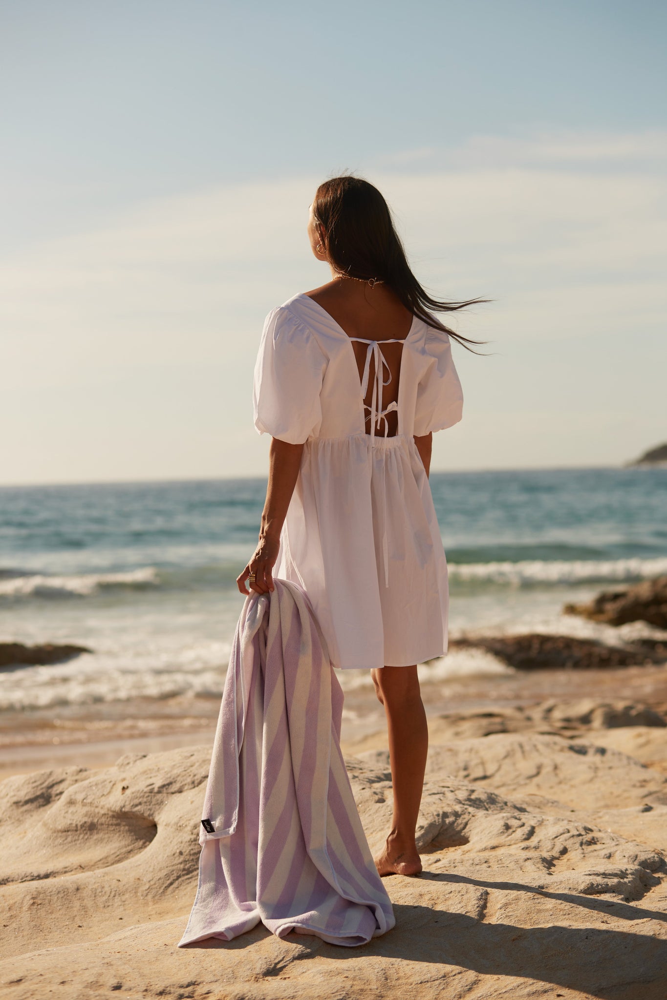 Fiona Mini Dress White