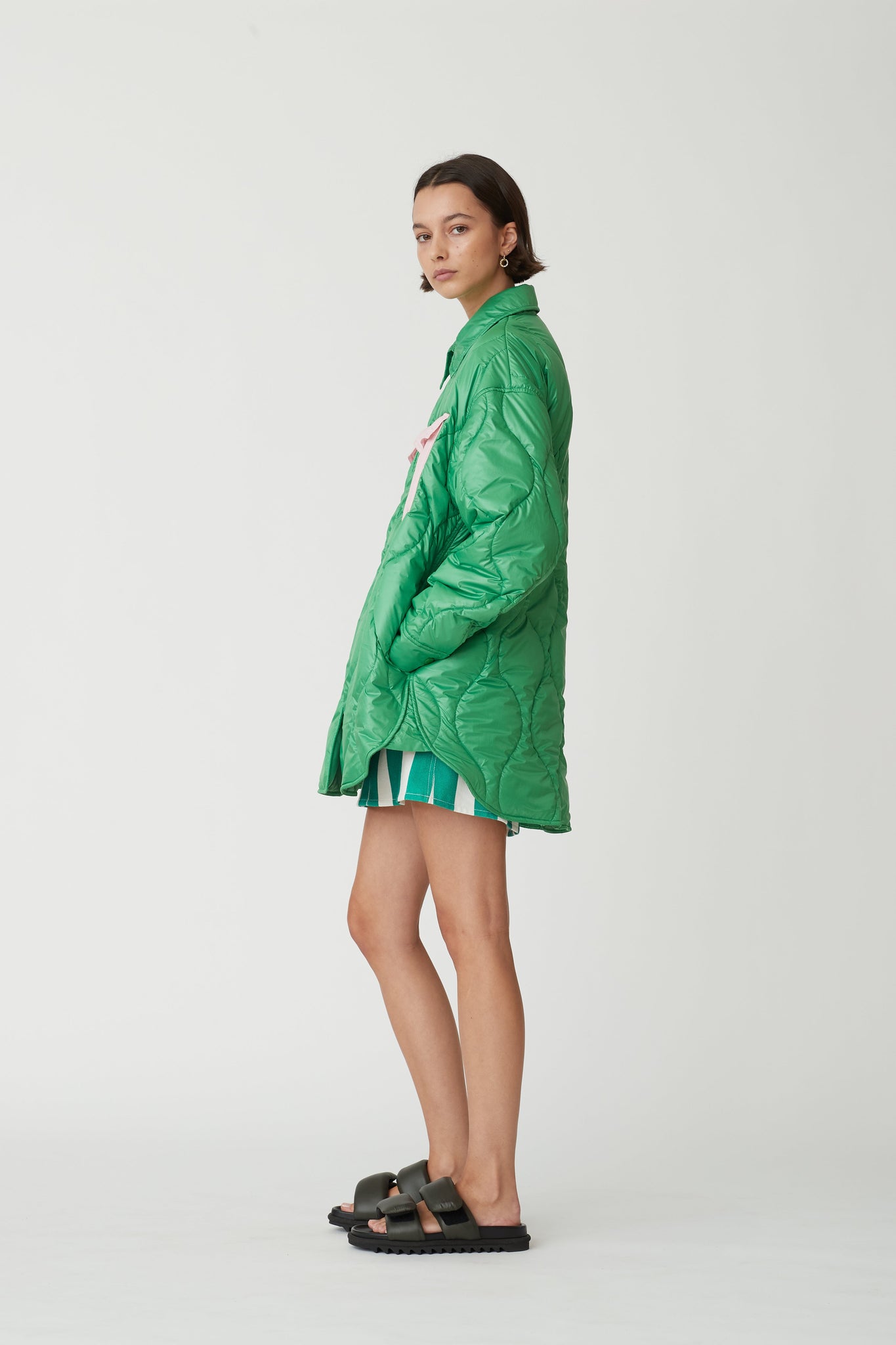 Buckley Jacket Green/Pink