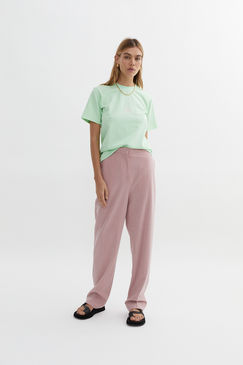 Lawrence Pants in Dusty Pink