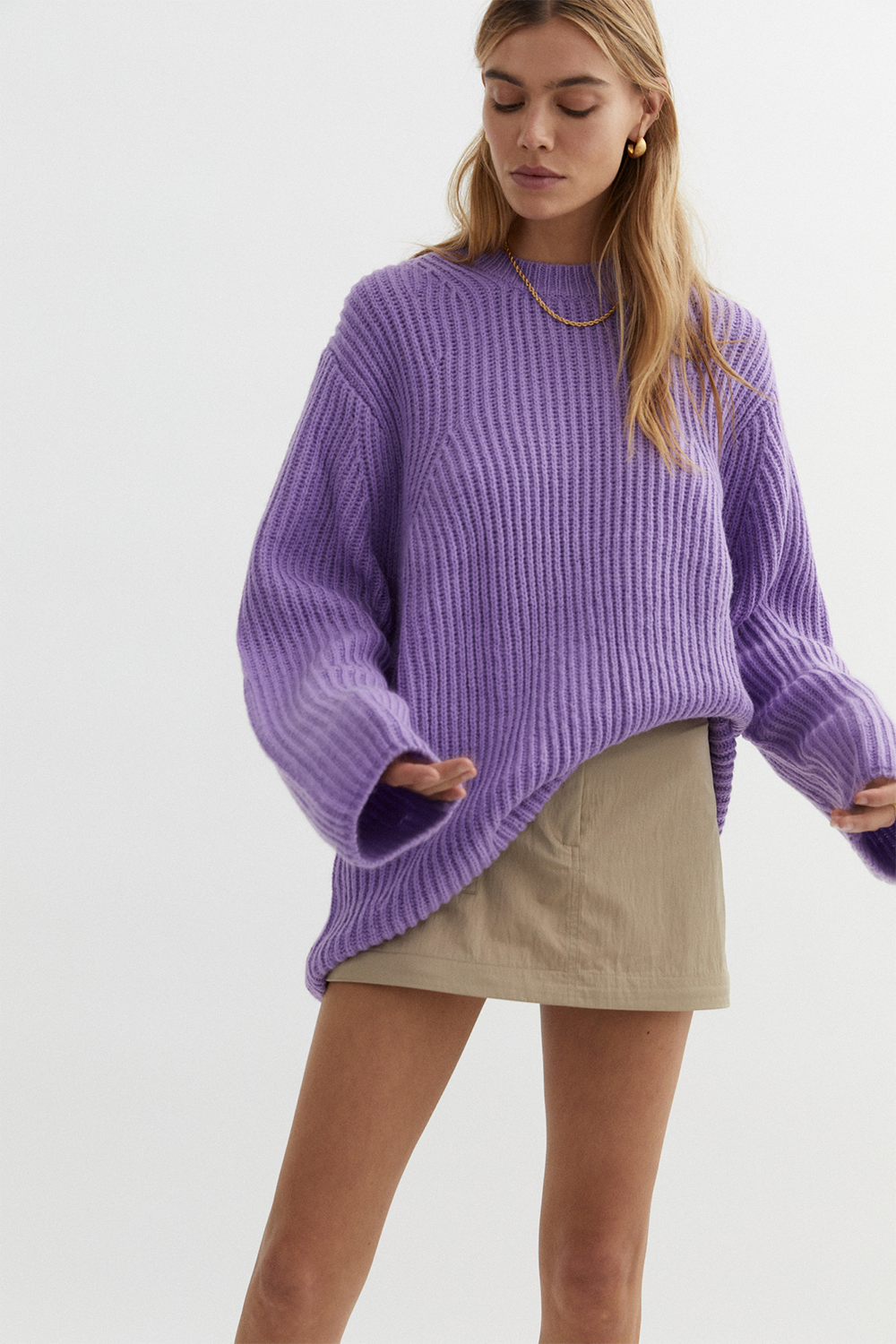 Sally Sweater in Purple