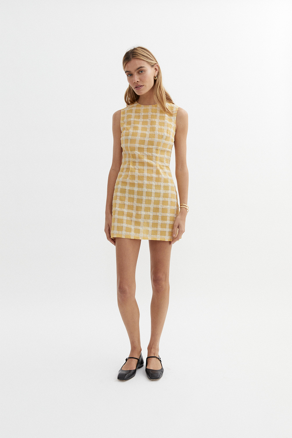 Carol Mini Dress in Yellow