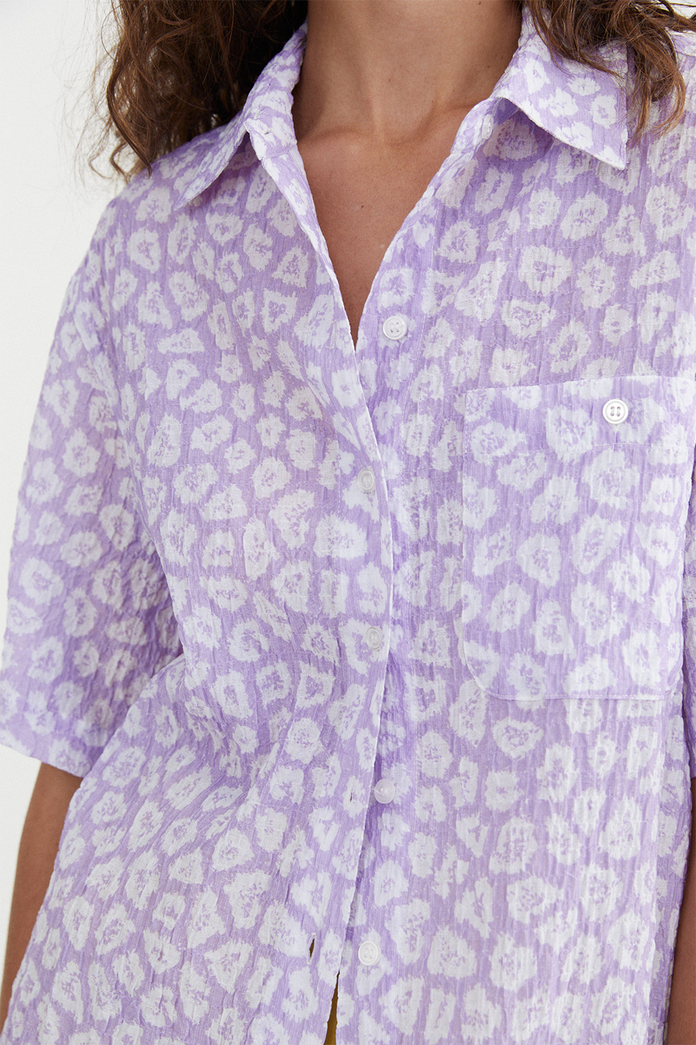 Carol Shirt in Purple by BLANCA