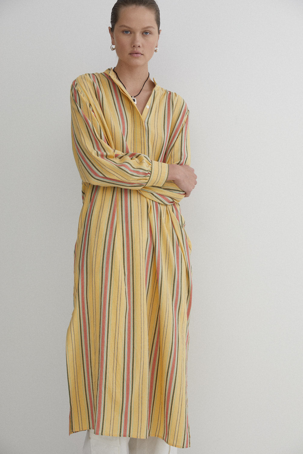 Martine Dress in Yellow - BLANCA