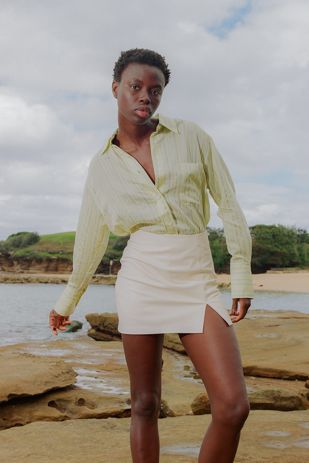 Morris Shirt in Yellow - BLANCA