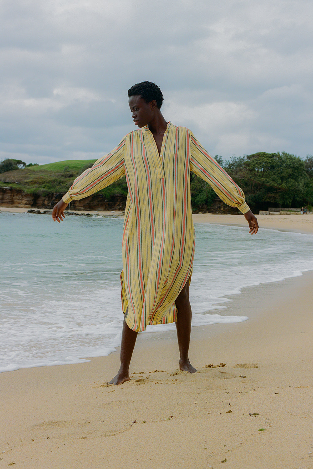 Martine Dress in Yellow - BLANCA