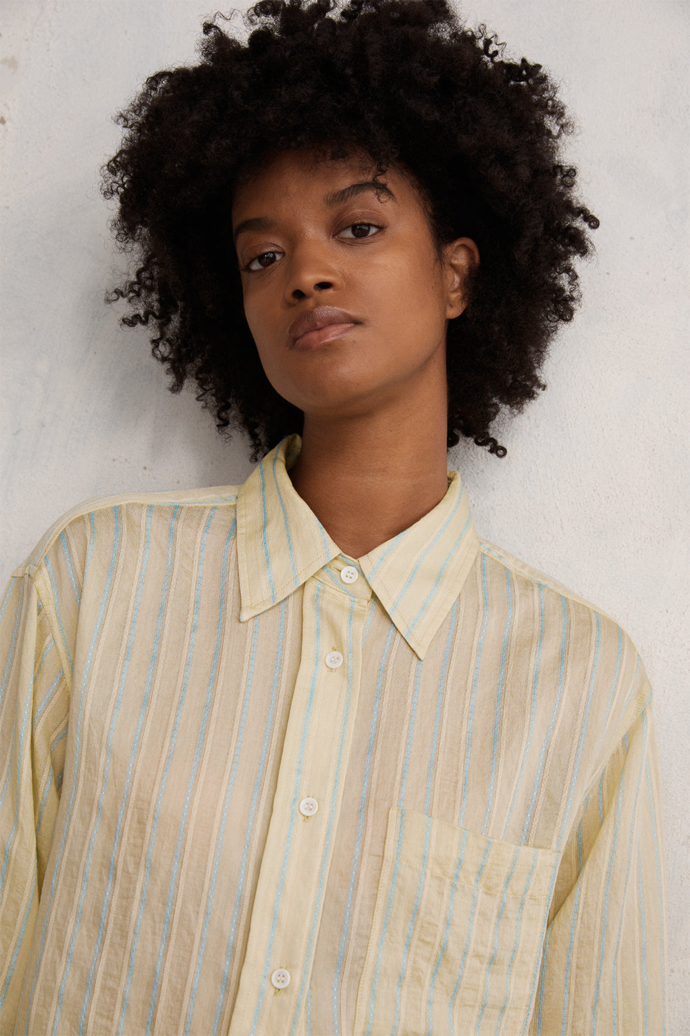 Morris Shirt in Yellow - BLANCA
