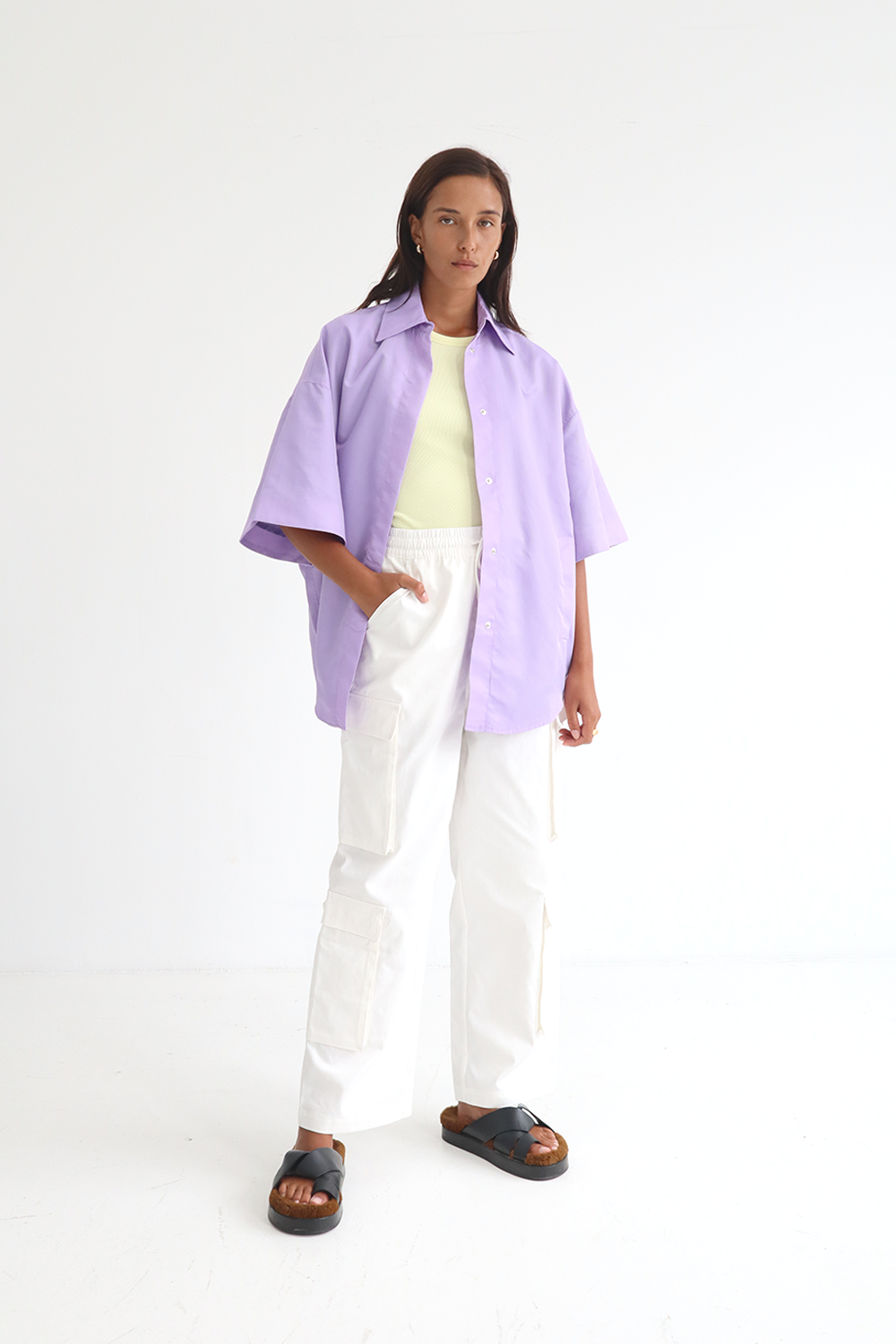 Eleanor Jacket in Purple - BLANCA