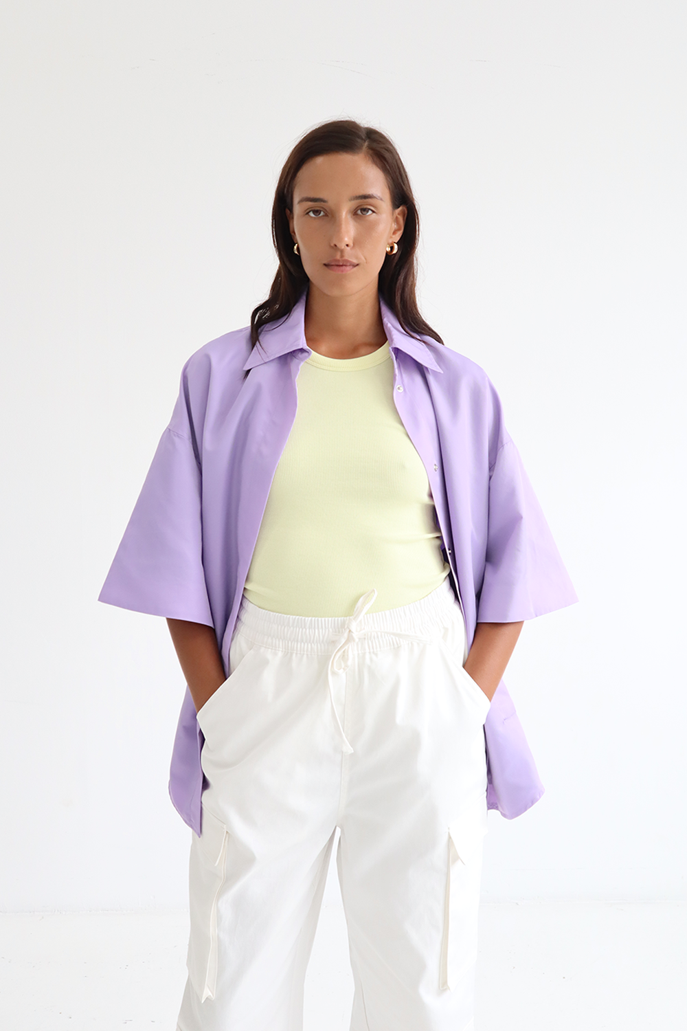 Eleanor Jacket in Purple - BLANCA